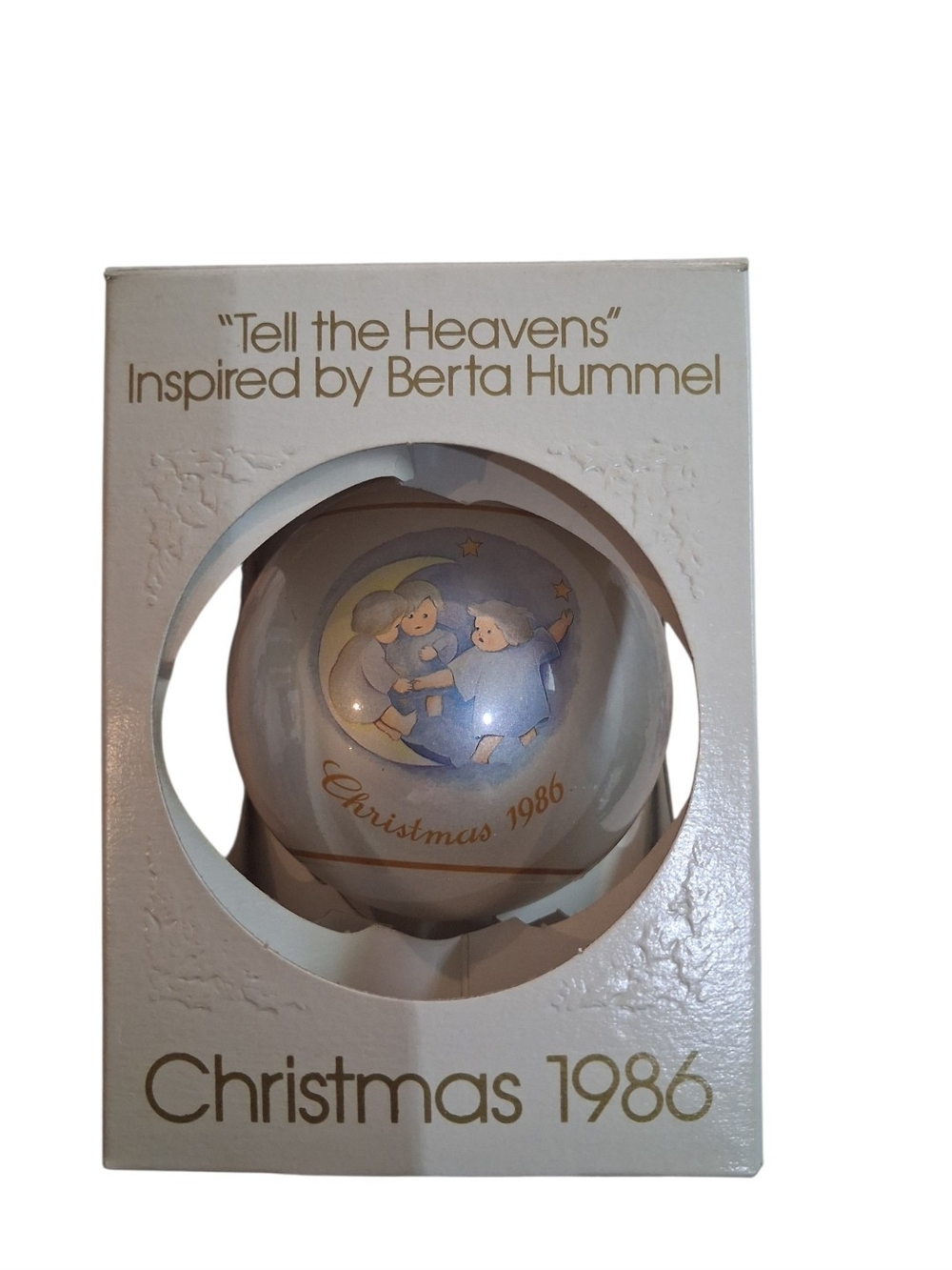 "Tell the Heavens" 1986 Christmas Ornament